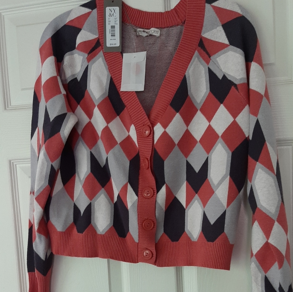Eva Mendes Printed Cardigan size M